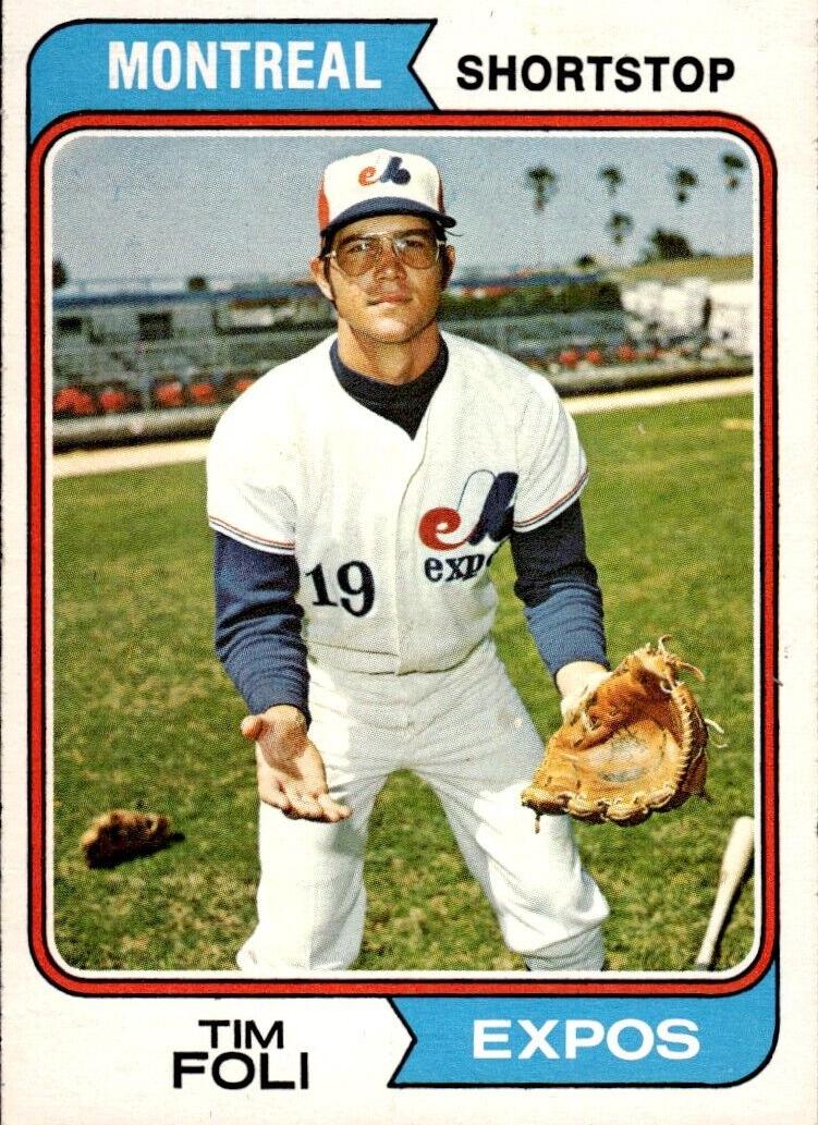 1974 O-Pee-Chee Baseball Tim Foli #217