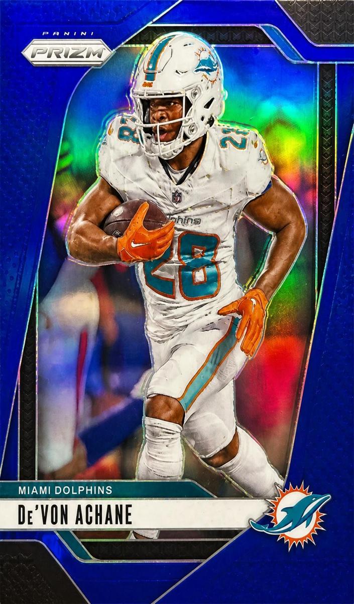 2024 Panini Prizm Football Blue De'Von Achane #176