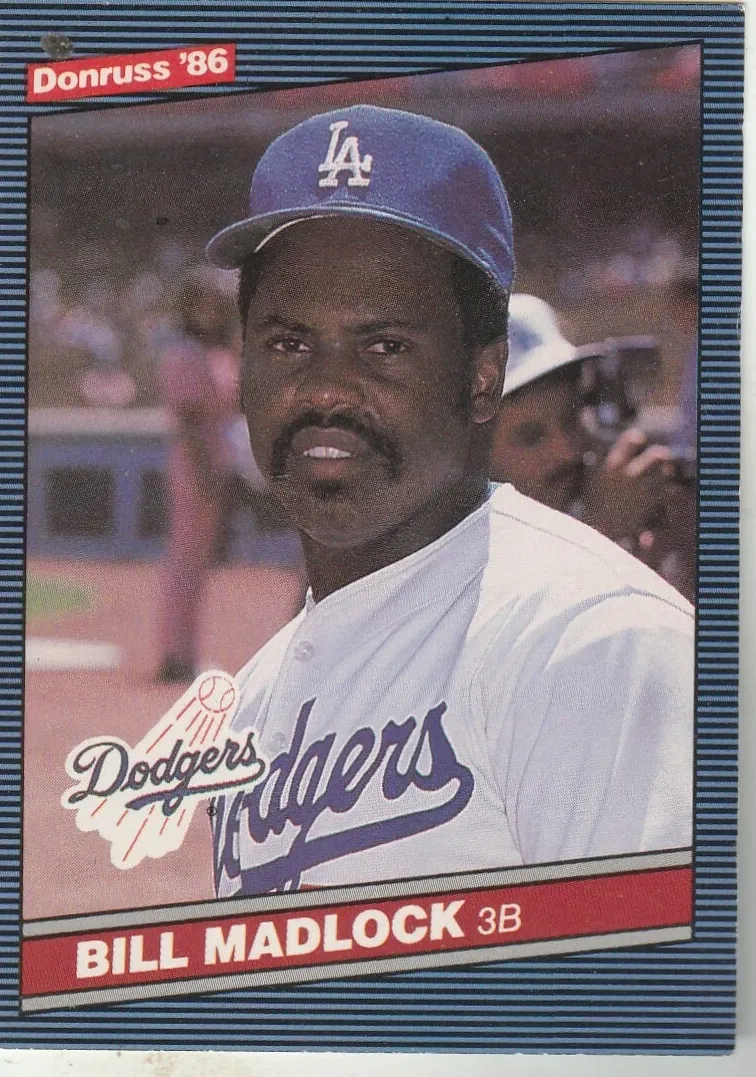 1986 Donruss Baseball Bill Madlock #617 PSA 9