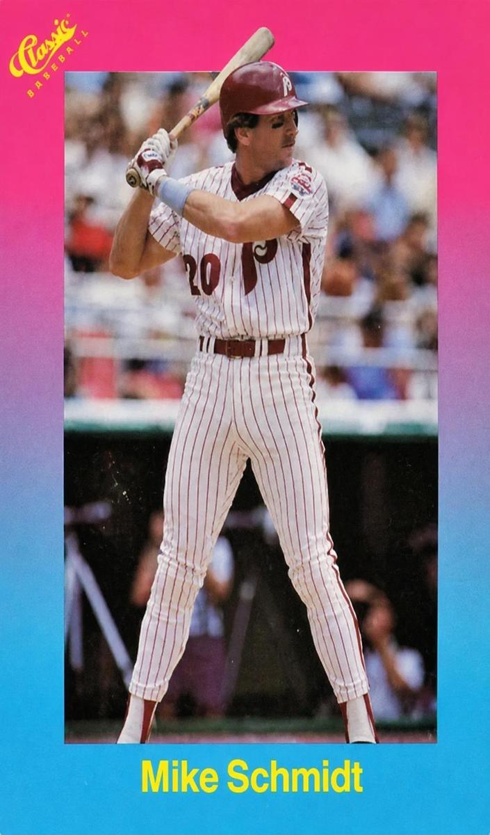 1989 Classic Baseball Mike Schmidt #48 PSA 10