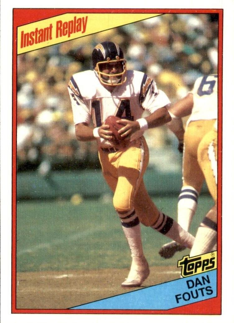 1984 Topps Football Dan Fouts #180