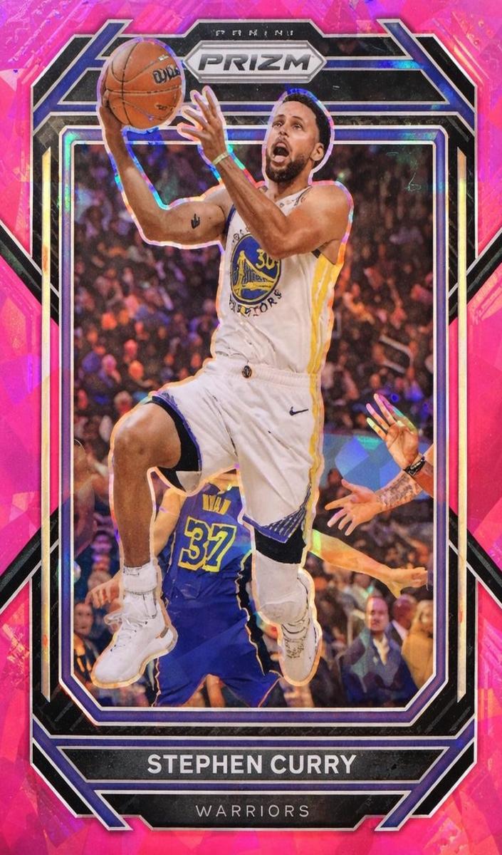 2022 Panini Prizm Basketball Pink Ice Stephen Curry #101