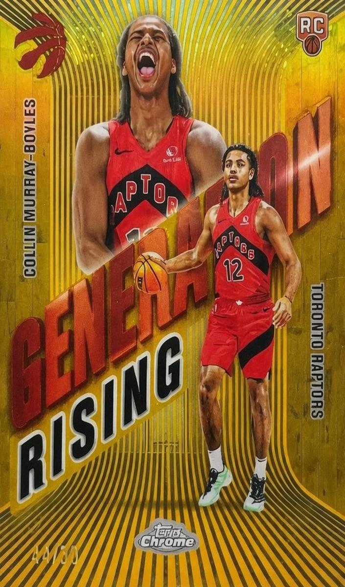 2025 Topps Chrome Basketball Gold Refractor Collin Murray-Boyles #GR-8