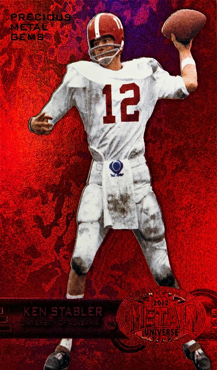2012 Fleer Retro Football Red Ken Stabler #M-14 BGS 8.5