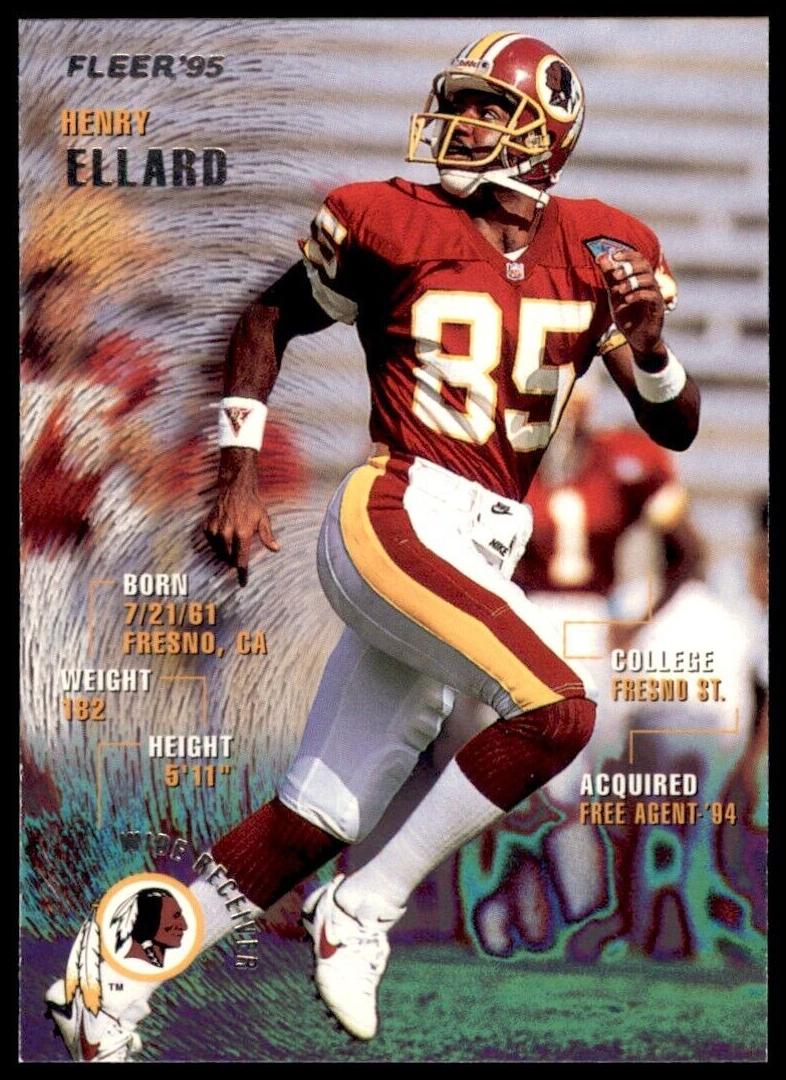 1995 Fleer Football Henry Ellard #385