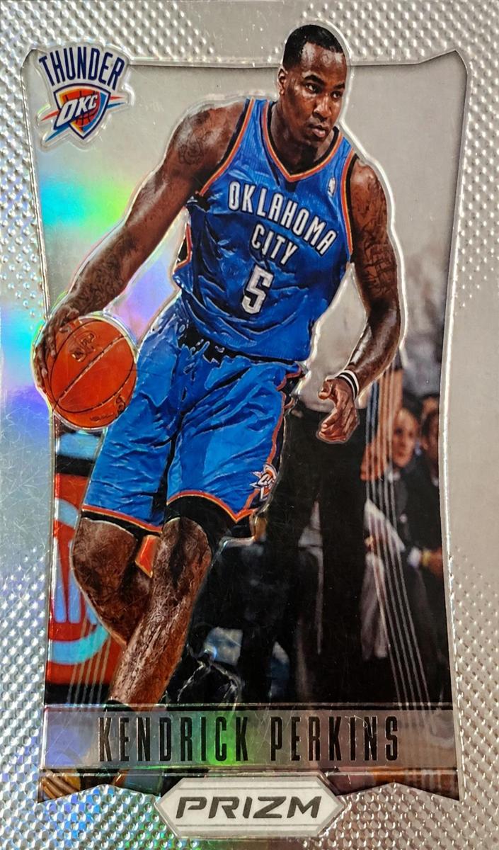 2012 Panini Prizm Basketball Silver Prizm Kendrick Perkins #57 PSA 9