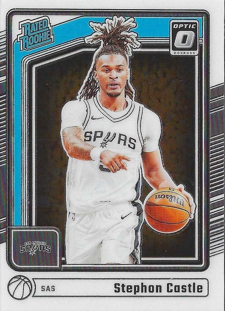2024 Donruss Optic Basketball Stephon Castle #254 SGC 9