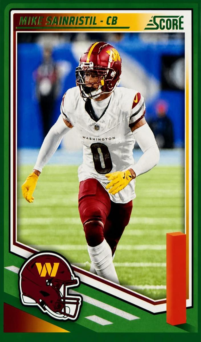 2025 Panini Score Football Green Mike Sainristil #294