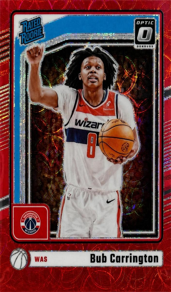 2024 Donruss Optic Basketball Red International Bub Carrington #273