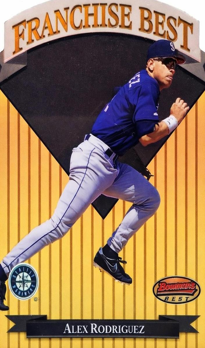 1999 Bowman's Best Baseball Mach II Alex Rodriguez #FB5 PSA 9