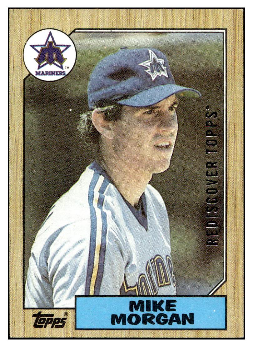 1987 Topps Baseball Mike Morgan #546 PSA 9