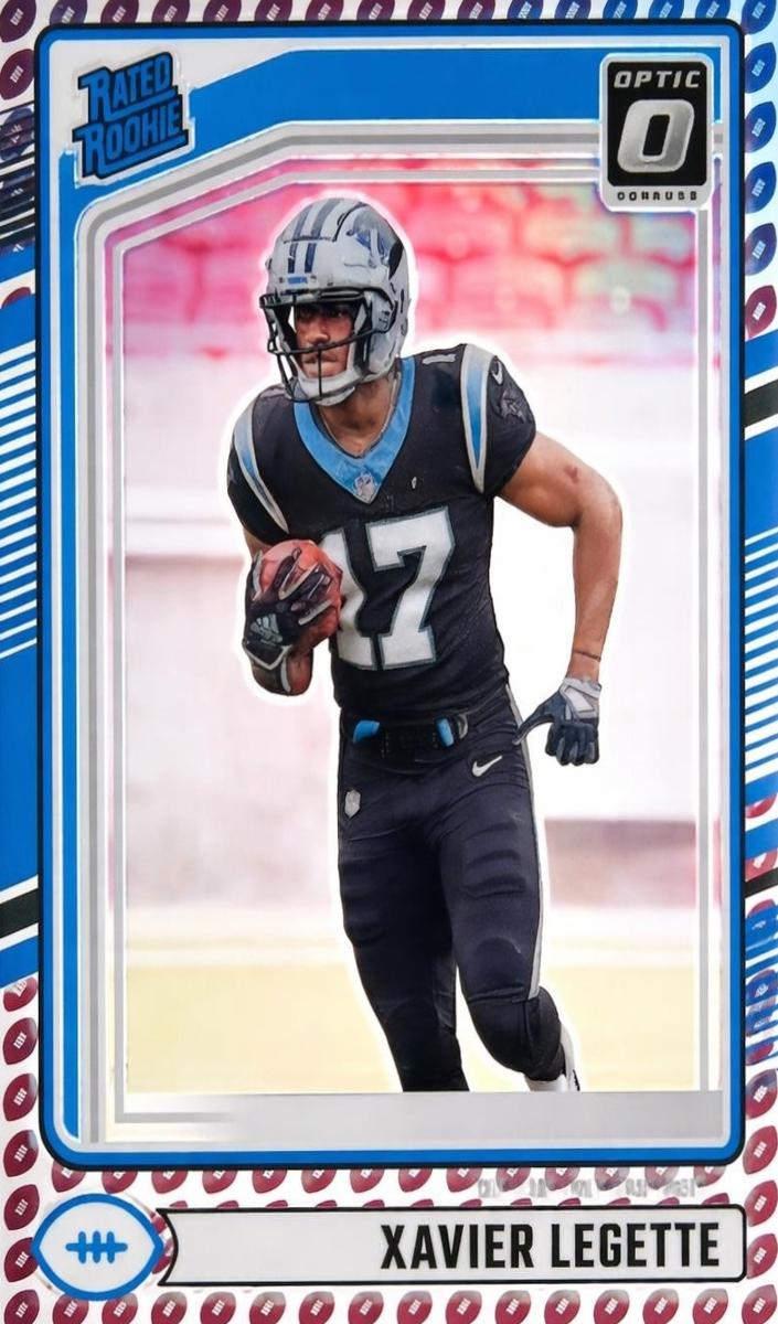 2024 Panini Donruss Football Football Emoji Xavier Legette #323 PSA 10