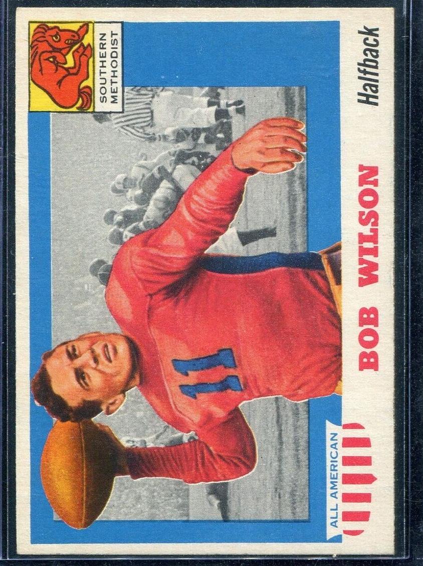 1955 Topps All-American Football Bob Wilson #71