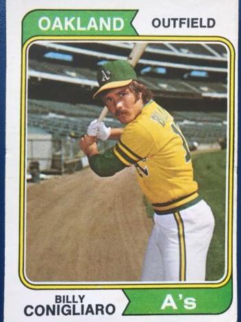 1974 O-Pee-Chee Baseball Billy Conigliaro #545