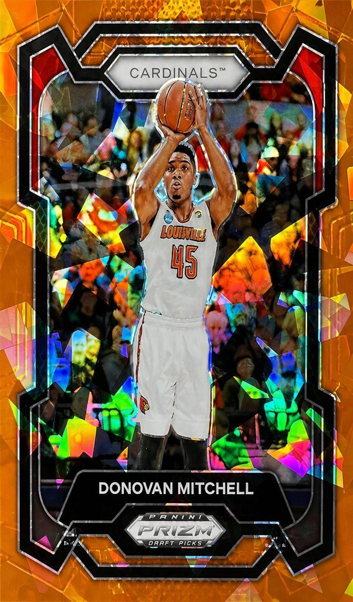 2024 Panini Prizm Draft Picks Basketball Orange Ice Donovan Mitchell #75