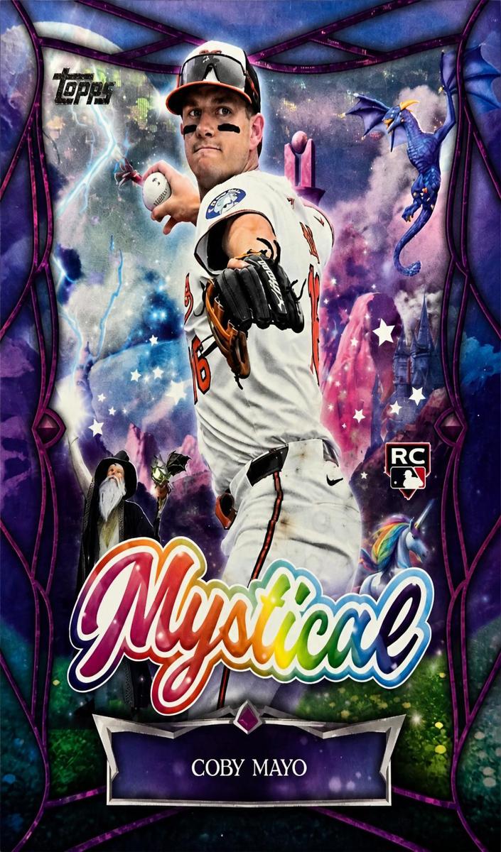 2025 Topps Update Baseball Pink Foil Coby Mayo #MYS-25