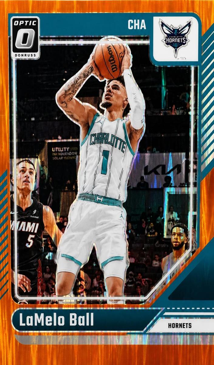 2024 Donruss Optic Basketball Orange Shock LaMelo Ball #172