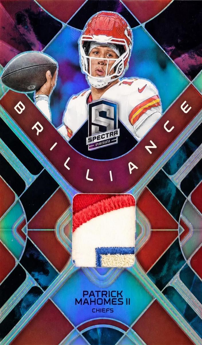 2023 Panini Spectra Football Nebula Patrick Mahomes II #BRI-PMA