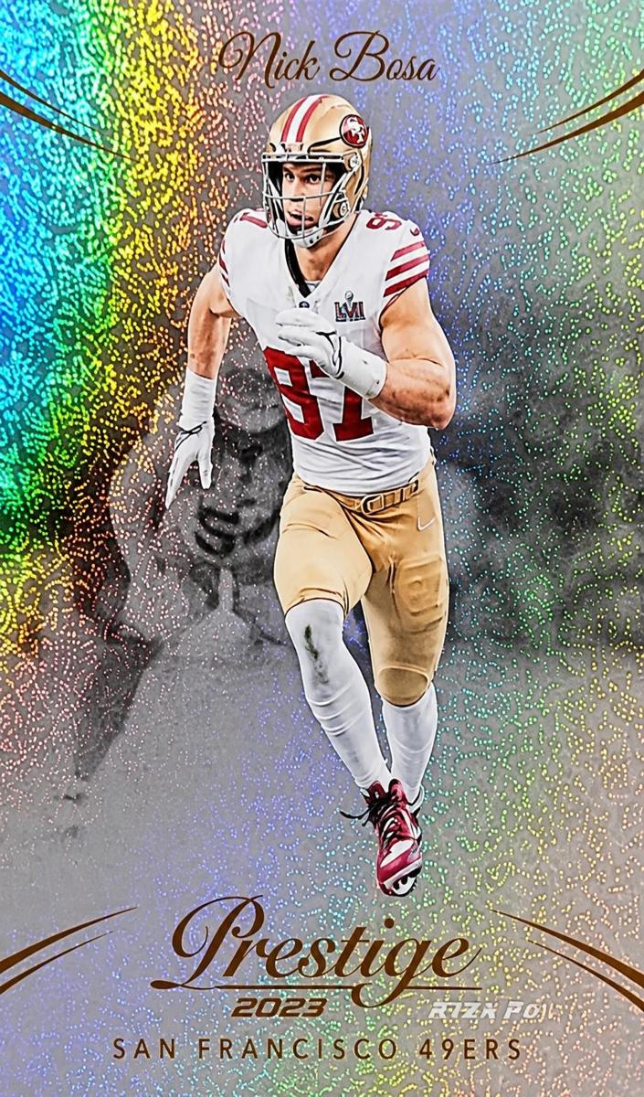 2024 Panini Prestige Football Dots Xtra Points Nick Bosa #261