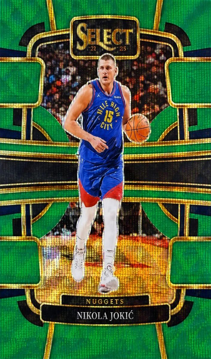 2023 Panini Select Basketball Green Wave Nikola Jokic #32