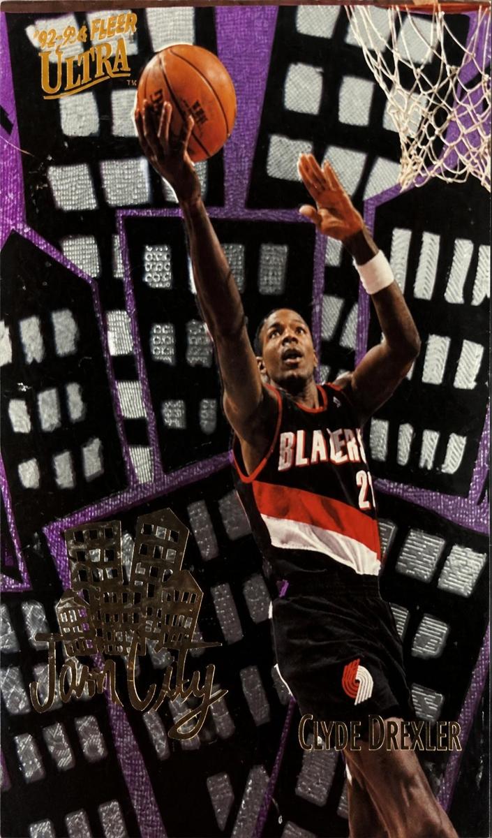 1993 Fleer Ultra Basketball Clyde Drexler #3 PSA 7