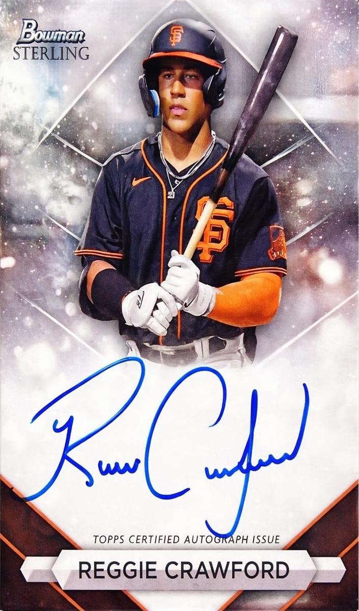 2023 Bowman Sterling Baseball Reggie Crawford #PA-RCD