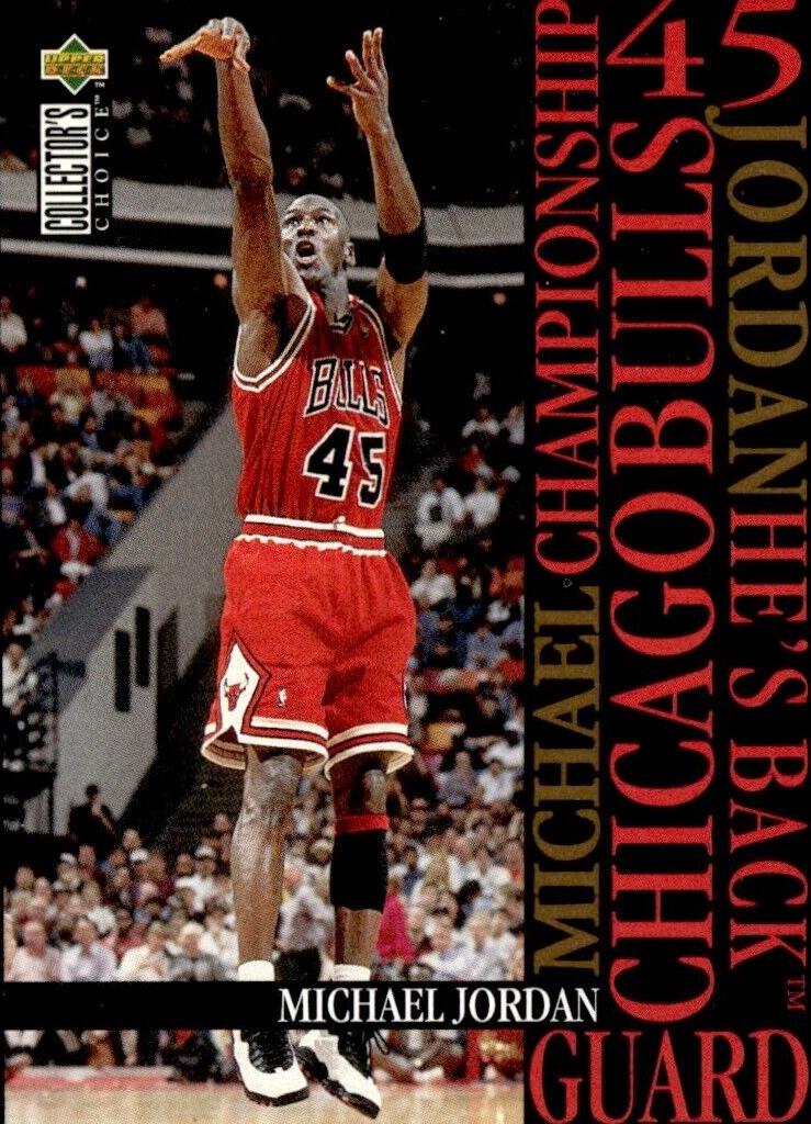 1995 Upper Deck Collector's Choice Basketball He's Back Michael Jordan #M2 PSA 10