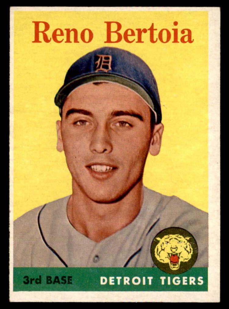 1958 Topps Baseball Reno Bertoia #232 PSA 7