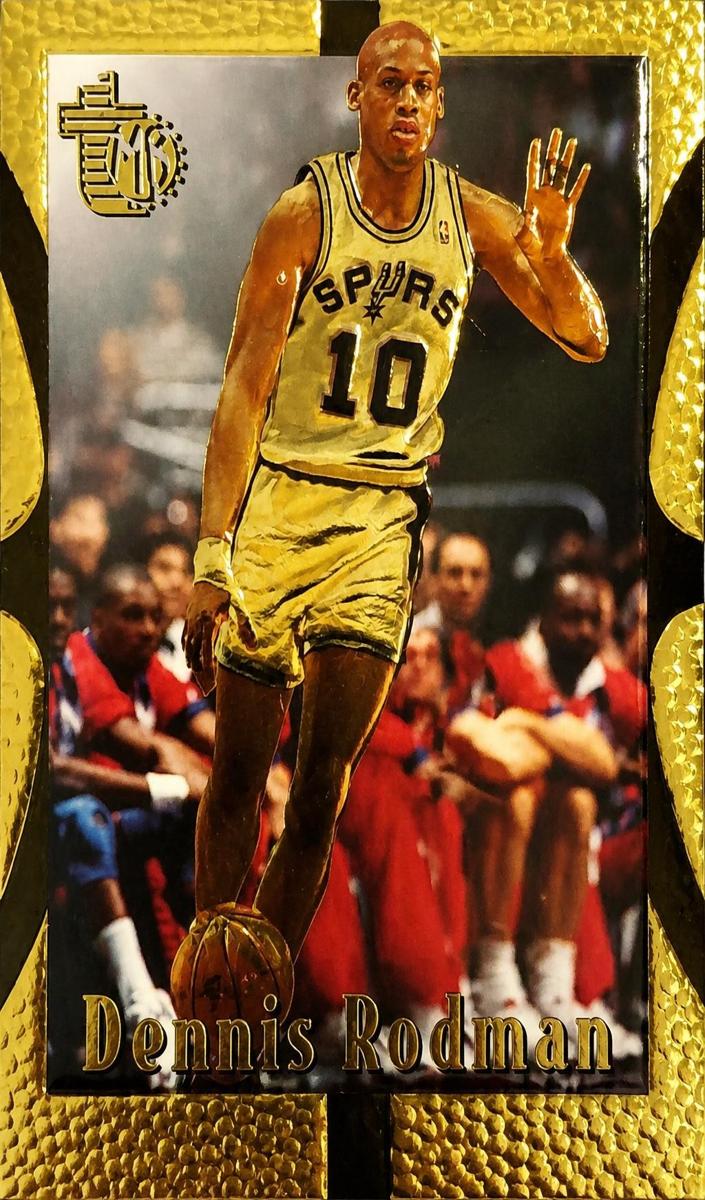1994 Topps Embossed Basketball Dennis Rodman #89