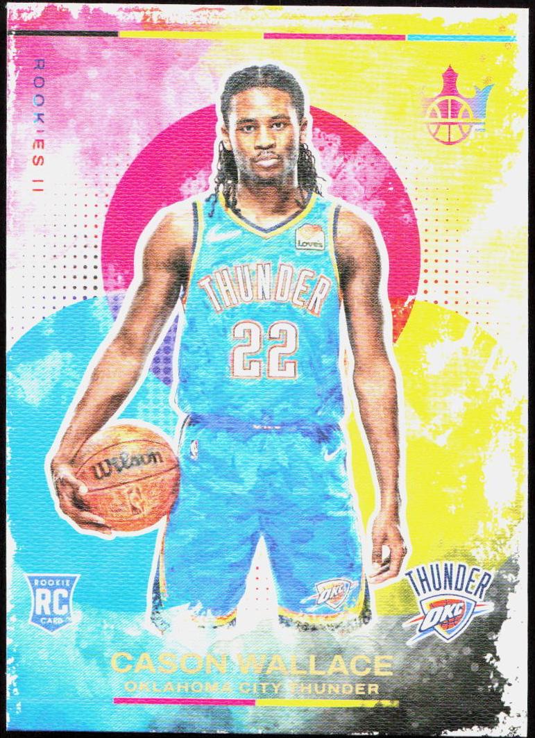 2023 Panini Court Kings Basketball Cason Wallace #126 PSA 9