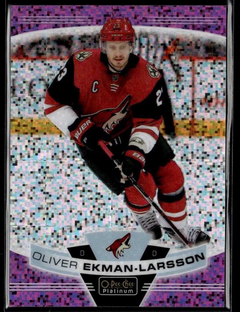 2019 O-Pee-Chee Platinum Hockey Violet Pixels Oliver Ekman-Larsson #3