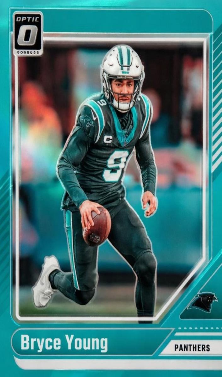 2024 Donruss Optic Football Aqua Bryce Young #26 PSA 9