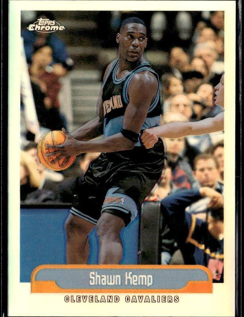 1999 Topps Chrome Basketball Refractor Shawn Kemp #32 PSA 9