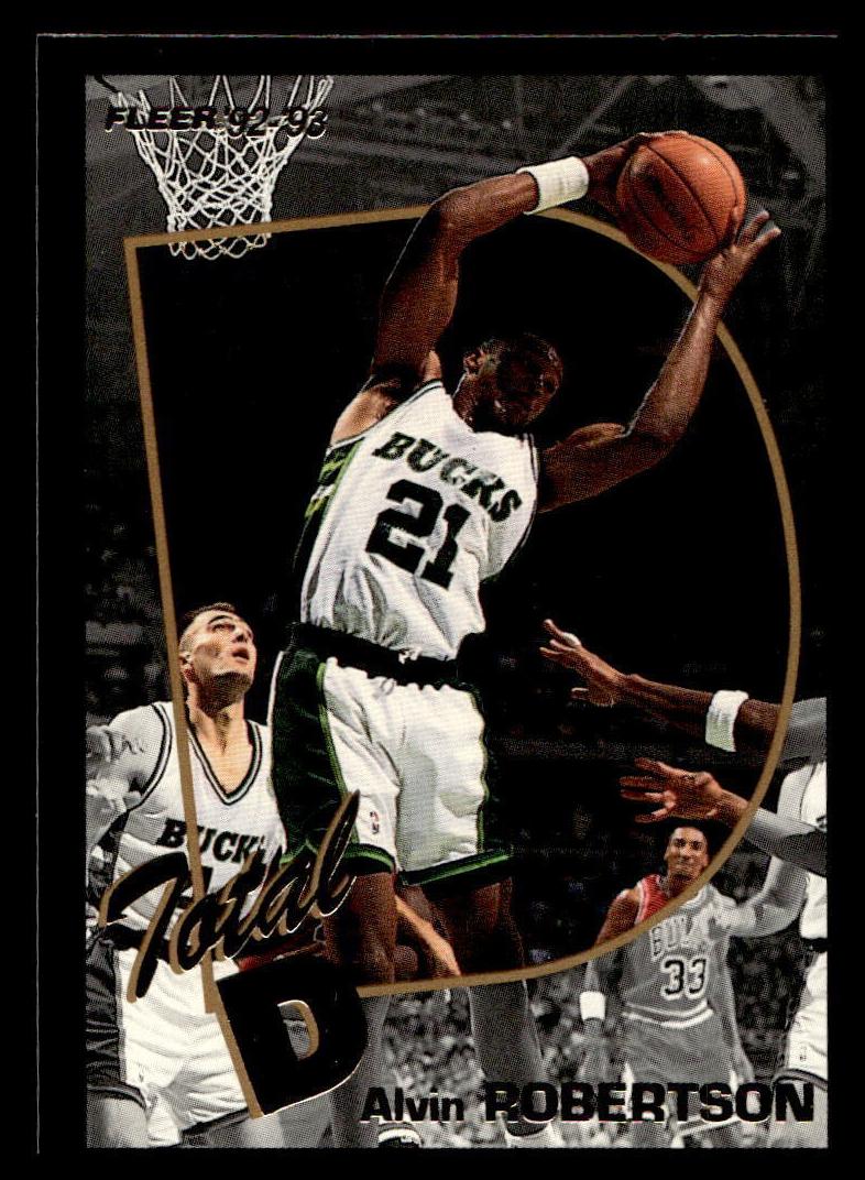 1992 Fleer Basketball Alvin Robertson #11