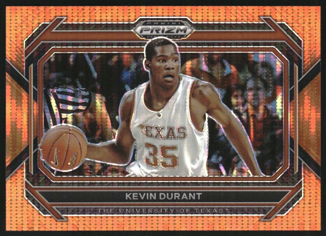 2023 Panini Prizm Draft Picks Basketball Orange Pulsar Kevin Durant #70