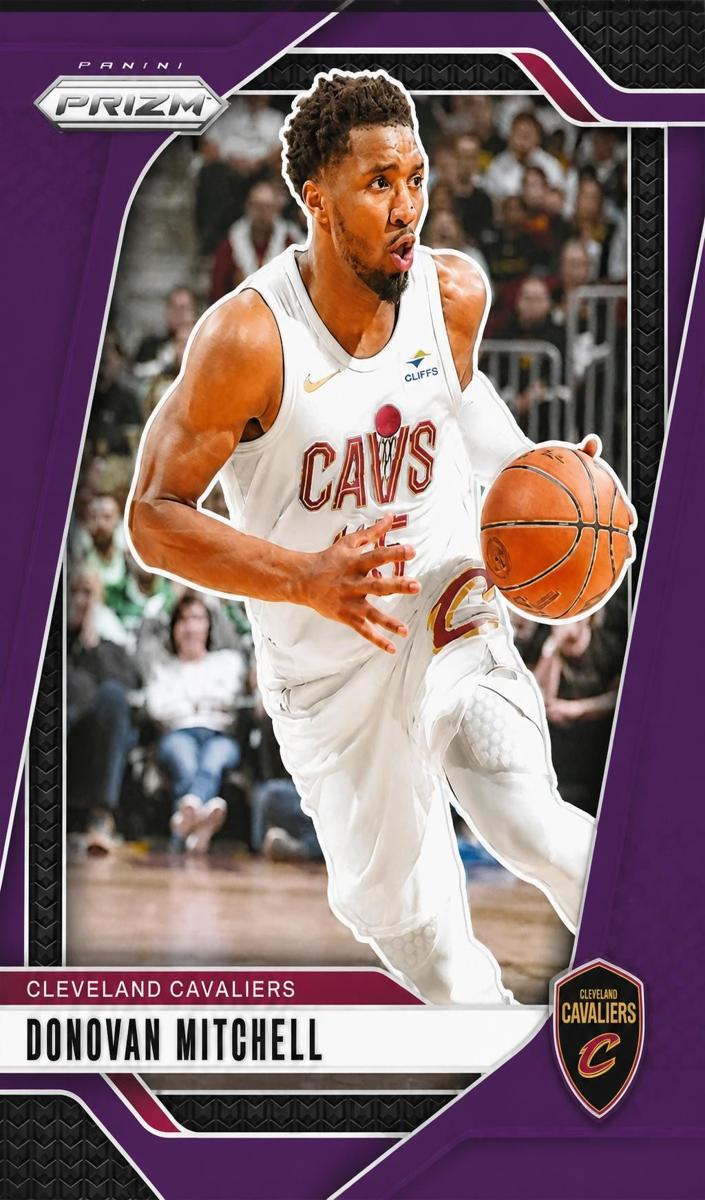 2024 Panini Prizm Basketball Purple Donovan Mitchell #155