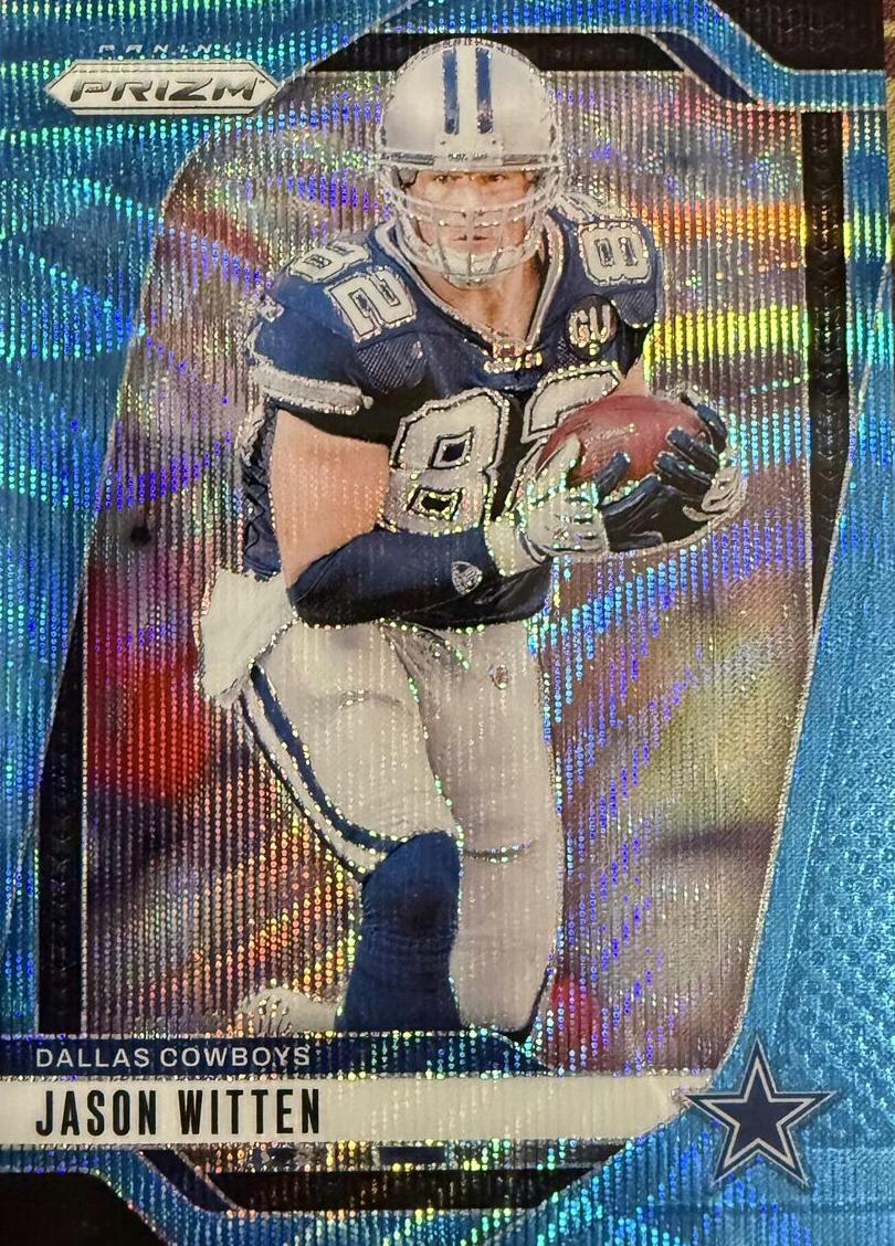 2024 Panini Prizm Football Blue Wave Jason Witten #80