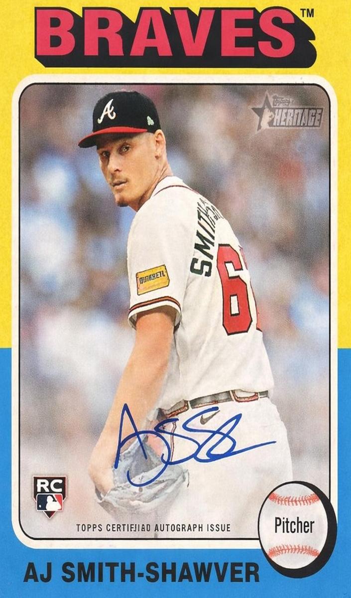 2024 Topps Heritage Baseball AJ Smith-Shawver #ROA-ASM