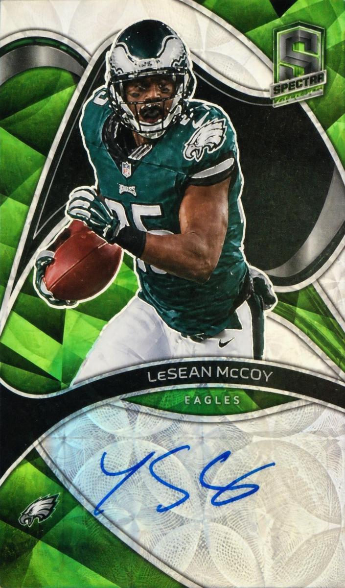 2022 Panini Spectra Football Neon Green LeSean McCoy #SIG-LSM
