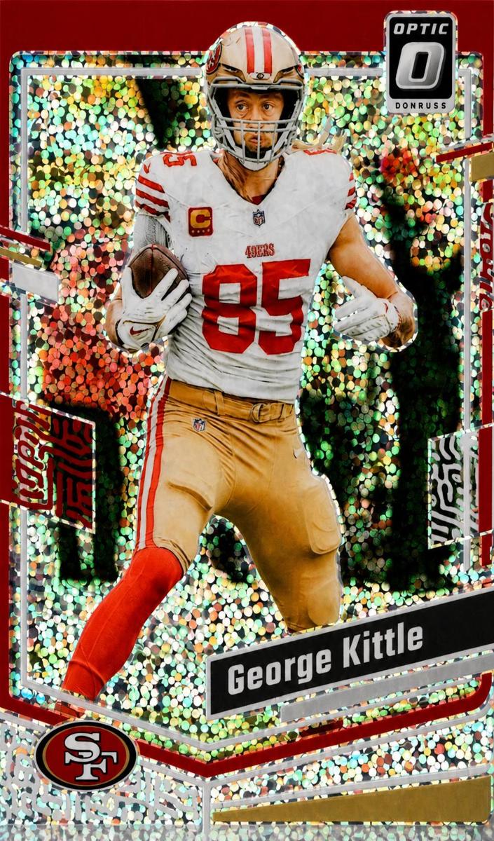 2023 Donruss Optic Football White Sparkle George Kittle #172