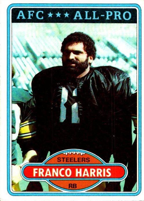1980 Topps Football Franco Harris #400