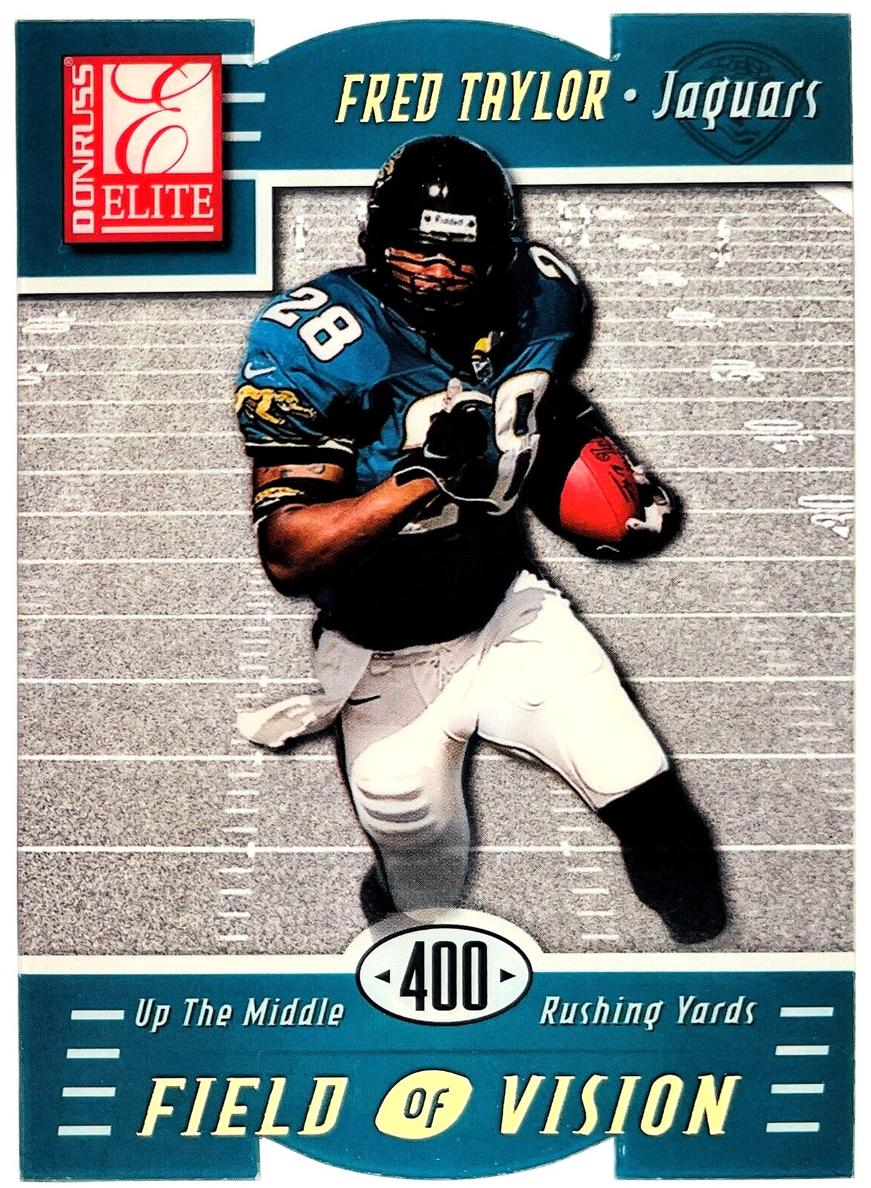 1999 Donruss Elite Football Die Cut Fred Taylor #5b