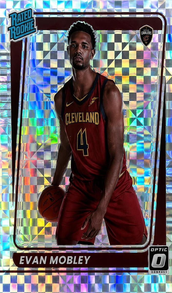 2021 Donruss Optic Basketball Checkerboard Evan Mobley #175 PSA 9