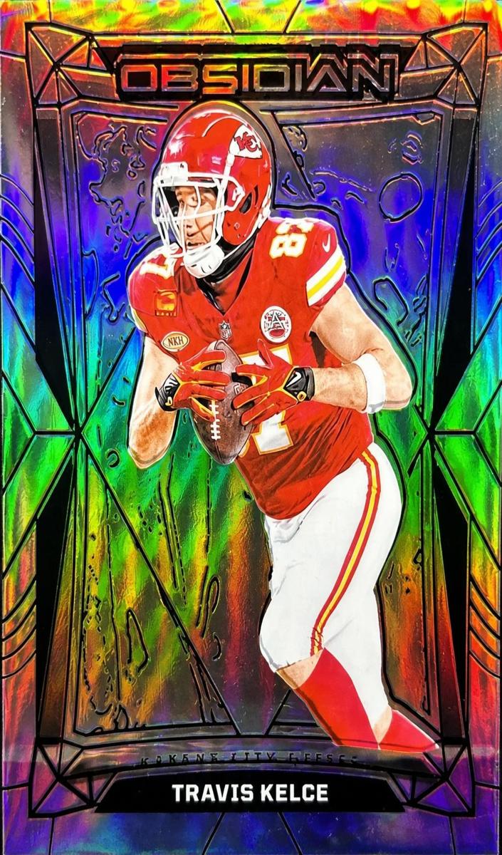 2024 Panini Obsidian Football Silver Travis Kelce #95 PSA 10