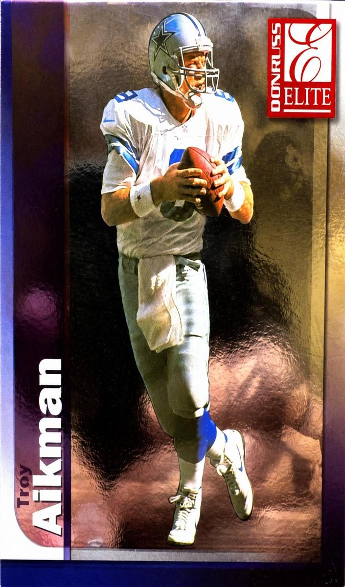1999 Donruss Elite Football Troy Aikman #8