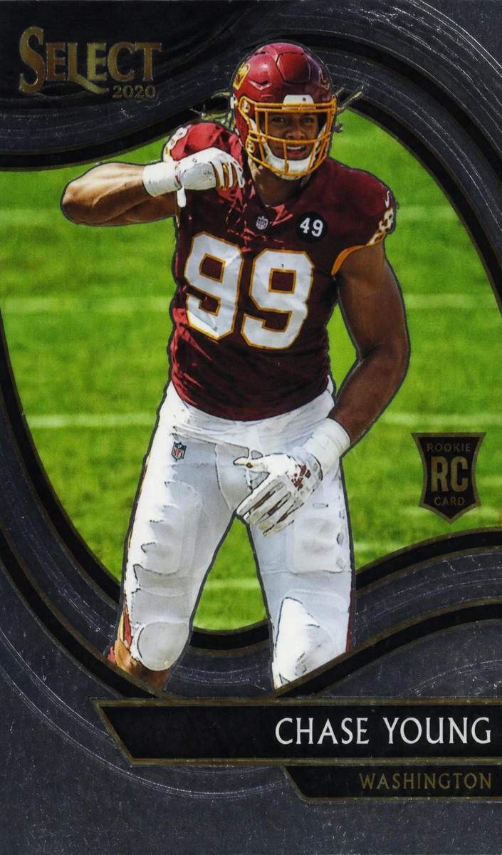 2020 Panini Select Football Chase Young #364 SGC 10