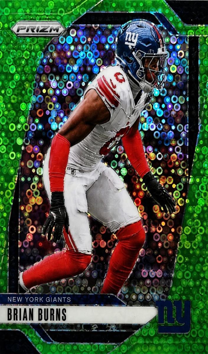2024 Panini Prizm Football No Huddle Neon Green Brian Burns #217