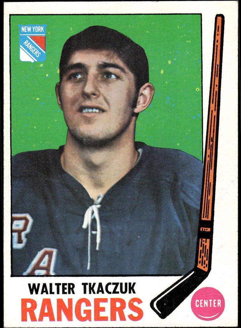 1969 Topps Hockey Walter Tkaczuk #43 PSA 6