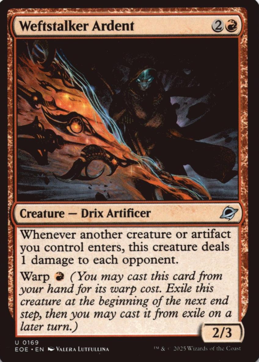 2025 Magic The Gathering Edge of Eternity Weftstalker Ardent #169