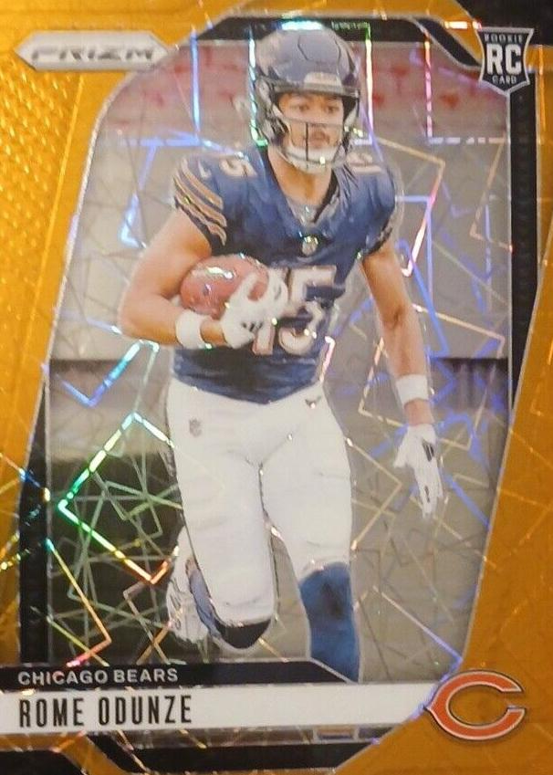 2024 Panini Prizm Football Lazer Rome Odunze #385